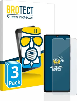 Produktbild von 3x BROTECT Entspiegelungs Schutzglas für Samsung Galaxy A41 Schutzfolie Panzer Folie Glas Display Schutz matt