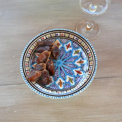Obrázok produktu pre Tyrkysový predjedlový alebo dezertný tanier Bakir - D 20 cm