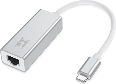 Produktbild von LevelOne Adapter USB-C -> RJ45 10/100/1000 0.15m