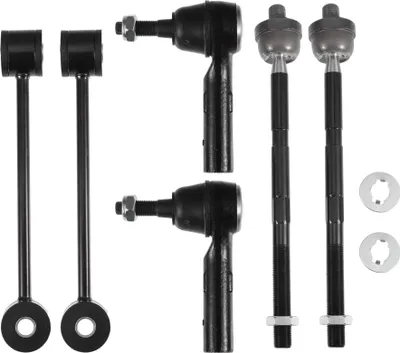 Produktbild von 6 Stück Auto Vorderer Stabilisator Koppelstangen Spurstangenköpfe für Jeep Commander 2006-2010 für Jeep Grand Cherokee 2005-2010