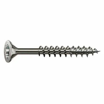 Zdjęcie produktu dla Śruba SPAX ze stali nierdzewnej, 4 x 40 mm, 25 sztuk, częściowo gwintowana, łeb stożkowy, T-STAR plus T20, 4CUT, stal nierdzewna A2 - 4197000400402