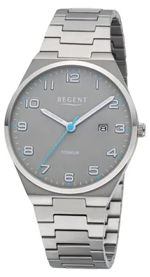Produktbild von REGENT Herrenuhr F1616 Titan Quarzwerk