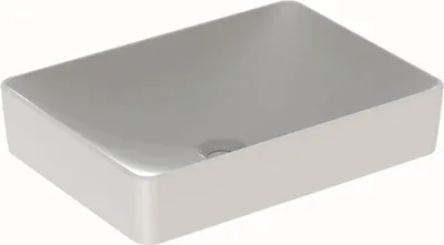 Zdjęcie produktu dla Geberit VariForm umywalka nablatowa prostokątna, 550 x 400 mm, bez otworu na baterię, bez przelewu, biała