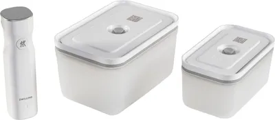 Produktbild von Zwilling Vakuum Starterset, M/L / 7-tlg , Kunststoff , Weiß , Premium , No plug
