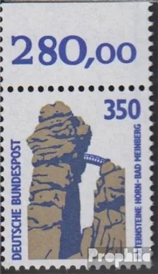 Produktbild von Briefmarken BRD (BR.Deutschland) 1989 Mi 1407A Oberrandstück postfrisch Sehenswürdigkeiten