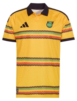 Produktbild von Adidas - "Bob Marley" Heimtrikot für Herren GT58340 (M) (Gold/Grün)