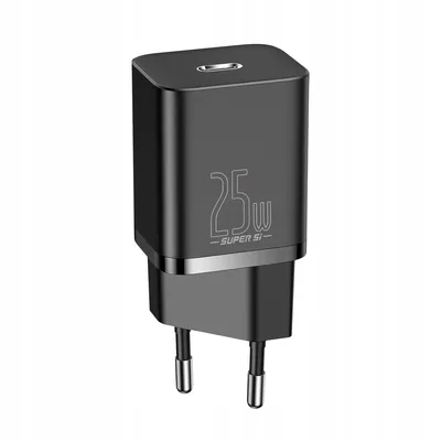 Immagine prodotto di Baseus Super Si 1C caricatore rapido USB Tipo C 25W Power Delivery Quick Charge nero (CCSP020101)