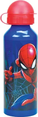 Produktbild von Marvel Spiderman ALU - Wasserflasche Trinkflasche XL Flasche 520 ml