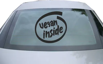 Produktbild von Indigos UG - Aufkleber Heckscheibe & Motorklappe DE2242 - schwarz - 600x599 mm - Wintergerät - Auto Scheiben Fenster Heckklappe Tuning Racing JDM - Die cut