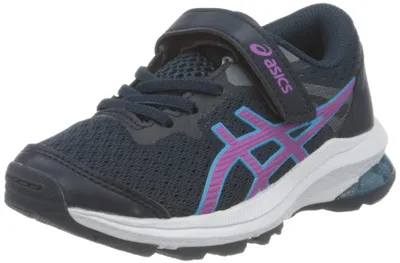 Productafbeelding van ASICS GT 1000 10 PS kinderschoenen, marineblauw/mauw, maat 28,5