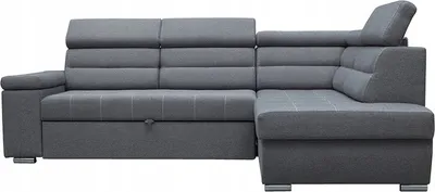 Produktbild von Modernes Ecksofa WILLIAM rechts mit Schlaffunktion (Look 10)