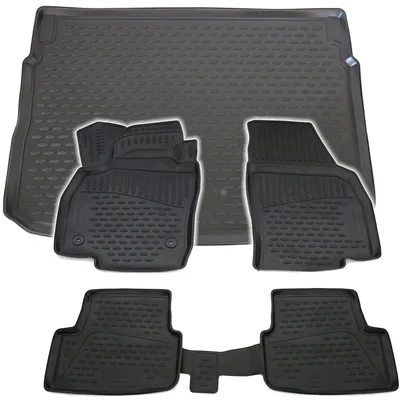 Produktbild von Gummi Kofferraumwanne + Fußmatten Set für Seat Arona, Bj. 2017-