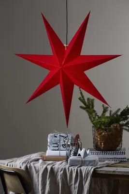 Produktbild von Papierstern 'Rozen', rot, E14,100 cm