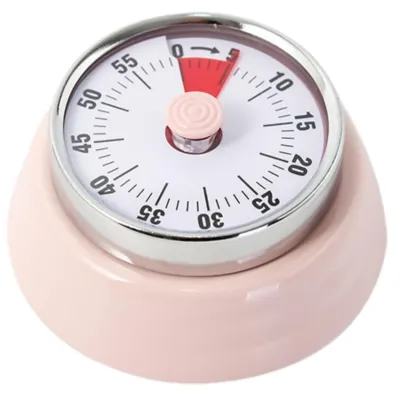 Imagen del producto de Reloj de cocina magnético visual, de 60 minutos, con sonido, ideal para niños y estudiantes