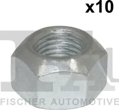 Produktbild von Selbstsichernde Sechskantmutter mit Klemmteil M12x1,25 Feingewinde SW 19 mm verzinkt