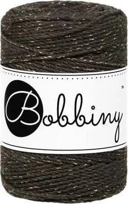 Zdjęcie produktu dla Bobbiny 3PLY Macramé Rope 1,5 mm 100 m Golden Espresso Sznurek