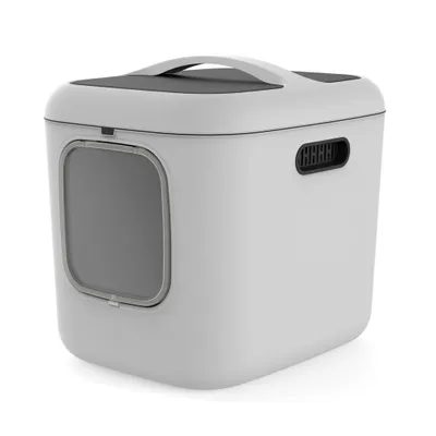 Produktbild von Rotho MyPet Biala XL Katzentoilette 61,4x49,2x57,6 cm Weiß