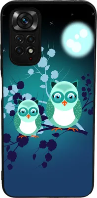 Produktbild von TPU Silikon Hülle für Xiaomi Redmi Note 11 / 11S Handy Cover Case Schutzhülle Handyhülle Bumper MOTIV 42 Eulen