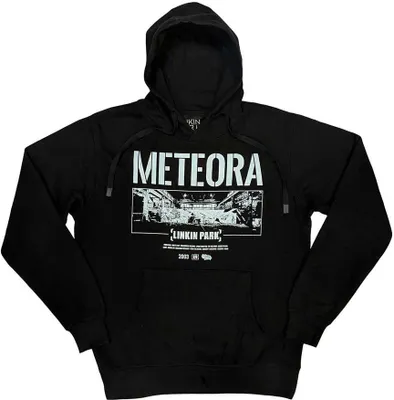 Immagine prodotto di Linkin Park - Felpa con cappuccio "Meteora Wall Art" per uomo/donna Unisex RO9822 (L) (Nero)