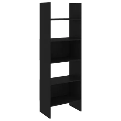 Image de vidaXL Bibliothèque noire 60x35x180 cm bois composite