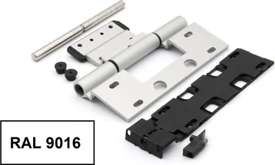 Produktbild von Schüco Rollentürband 239605 weiß 75 mm, nach außen öffnende Tür