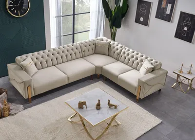 Produktbild von Ecksofa "Armeria"-Beige