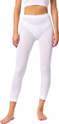 Produktbild von Ladeheid Lange Unterhosen Damen Funktionsunterwäsche Thermounterwäsche für Winter Sport Ski Outdoor Fußball Jogging LA40-261-TMPW (Weiß, XL)