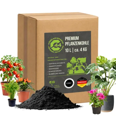 Produktbild von C44 Premium Pflanzenkohle | -Bodenhilfsstoff - 10L