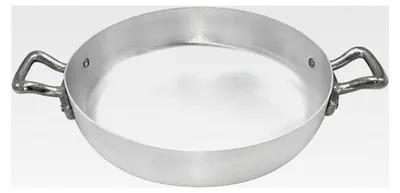 Produktbild von Bratpfanne aus BLTF-Aluminium, 2 Edelstahlgriffe, silberfarben, 20 cm