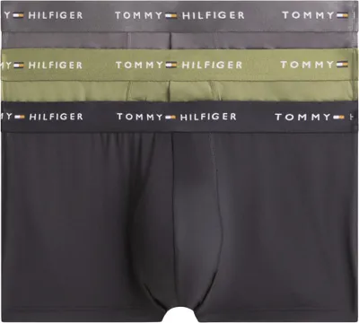 Produktbild von Tommy Hilfiger Men 3P Low Rise Trunk UM0UM03762 Low Rise Trunk, Gold (Black/Util