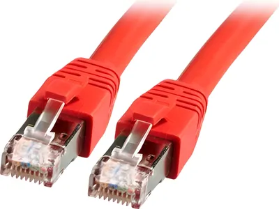 Zdjęcie produktu dla EFB Elektronik K5528RT.0.5, 0,5 m, Cat8.1, S/FTP (S-STP), RJ-45, RJ-45, Czerwony