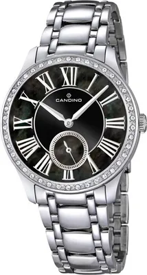 Produktbild von Candino Damen Uhr Armbanduhr C4595/3 Saphirglas silber schwarz
