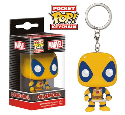 Immagine prodotto di Funko Funko Yellow Deadpool Pocket POP! Portachiavi 4 cm FK7511