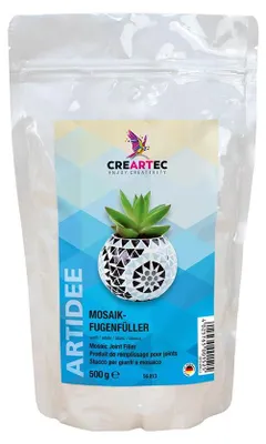 Produktbild von CREARTEC Mosaik Fugenfüller Weiß - Inhalt 500g - 56813