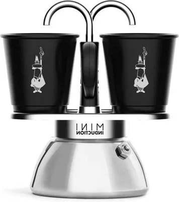 Image de Cafetière à induction 2 tasses, noire