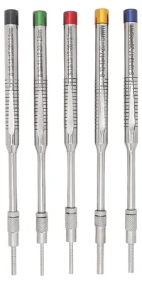Produktbild von 5 Stück Zahnimplantat Osteotom Instrumente Edelstahl Zahn Oberkiefer Sinuslift gerade