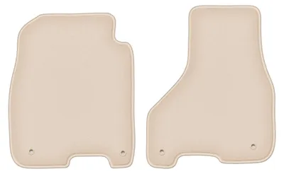 Productafbeelding van Velours voormatten voor Dodge RAM DS DJ 1500 2012-2020 – 2-delig, beige, op maat – Wielganizator FORTUNA