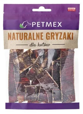 Zdjęcie produktu dla PETMEX przysmak dla kota Przełyk wołowy paseczki 40g