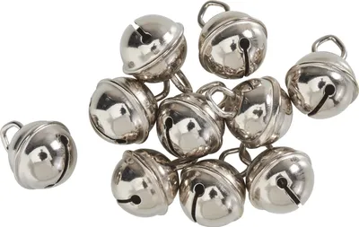Produktbild von Schellen, vermess., 15 mm, 10 Stück, Silberfarben