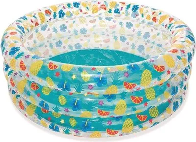 Produktbild von Kinderzwembad aus PVC, 150 x 53 cm, tropisches Design