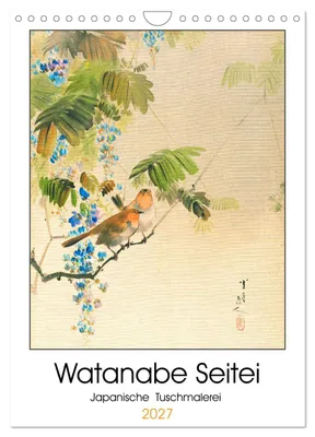 Produktbild von Watanabe Seitei - Japanische Tuschmalerei (Wandkalender 2027 DIN A4 hoch), CALVENDO Monatskalender