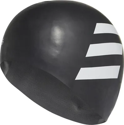Produktbild von Adidas Silikonkappe 3-Streifen-Kappe schwarz FJ4969