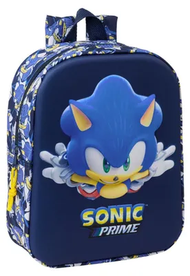 Produktbild von Safta Sonic City 3d Mini 6l 22x10x27 Cm Rucksack Blau  Kinder Blau One Size