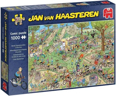 Obrázek produktu pro Jumbo Jan van Haasteren Puzzle - World Championships Cyclocross 1000 dílků