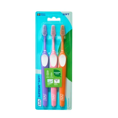 Obrázek produktu pro TePe Supreme Měkké Zoubkové Kartáčky, 3ks