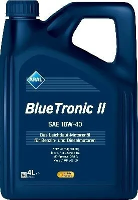 Produktbild von 4 Liter ARAL 10W-40 BlueTronic II Fiat 9.55535-D2 MB 229.3 VW 501 01 VW 505 00