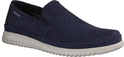 Produktbild von Mephisto Tiago Herrenslipper, Slip On, Leder, Navy (Blau), Sommerschuhe - Herrenschuhe Slipper, Blau, leder (sportbuck)