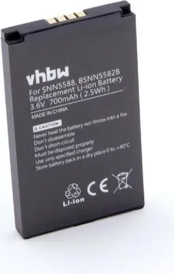 Produktbild von vhbw Akku Ersatz für Motorola BSNN5582B, SNN5588 für Handy Smartphone Telefon (700 mAh, 3,7 V, Li-Ion)