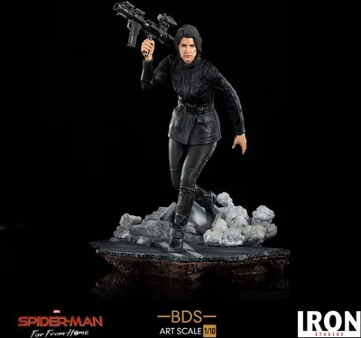 Image de Iron Studios Spider-Man Far From Home Maria Hill BDS Art Scale Deluxe Statue IS90010
