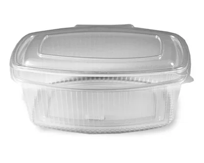 Produktbild von 25x Feinkostbecher klar mit angehängtem Deckel 2000 ml PP